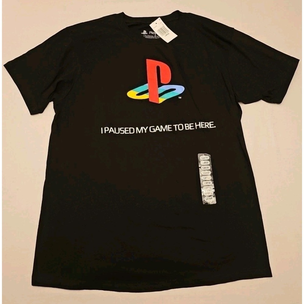 Ripple Junction Playstation Gray‎ Men's T Shirt Size L